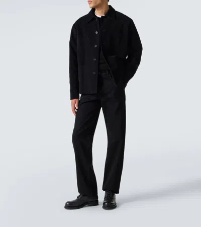 The Row Kian Blazer With Collared Design And Pockets In Black