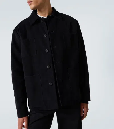 The Row Kian Blazer With Collared Design And Pockets In Black