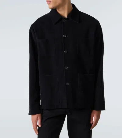 The Row Kian Blazer With Collared Design And Pockets In Black