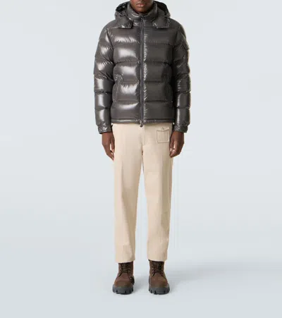 Moncler Maya Down Jacket In Gray