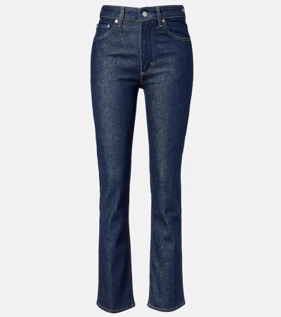 Citizen Of Humanity Zurie High-rise Straight Jeans In Blue