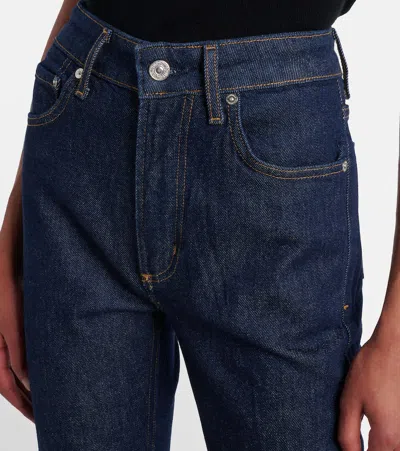 Citizen Of Humanity Zurie High-rise Straight Jeans In Blue