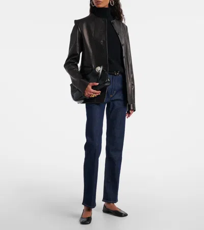 Citizen Of Humanity Zurie High-rise Straight Jeans In Blue