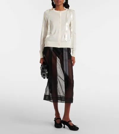 羊毛与真丝开衫