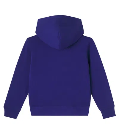 Polo Ralph Lauren Boys Polo Bear Fleece Hoodie In Blue