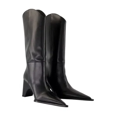 Coperni Bridge Cowboy Boots In Black
