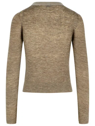 Burberry Turtleneck Sweater In Alpaca Blend In Multi