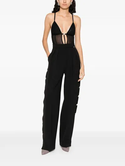 Nissa Evening Bodysuit In Black