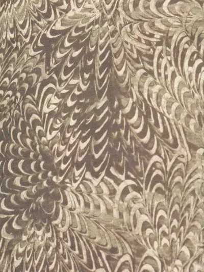 Dries Van Noten Lightweight Short Sleeve Round Neck T-shirt In Brown