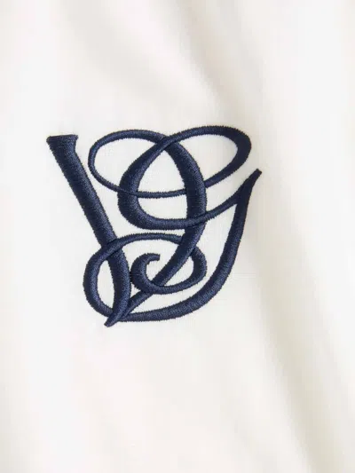 Valentino Cotton T-shirt With Vg Patch In White