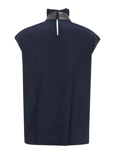 Brunello Cucinelli Blouse In Blue