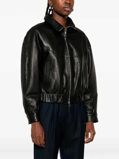 Dondup Contemporary Tailored Jacket With Minimalist Silhouette In Black