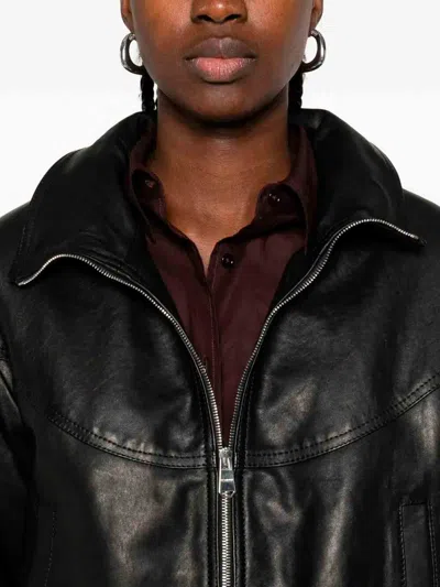 Dondup Contemporary Tailored Jacket With Minimalist Silhouette In Black