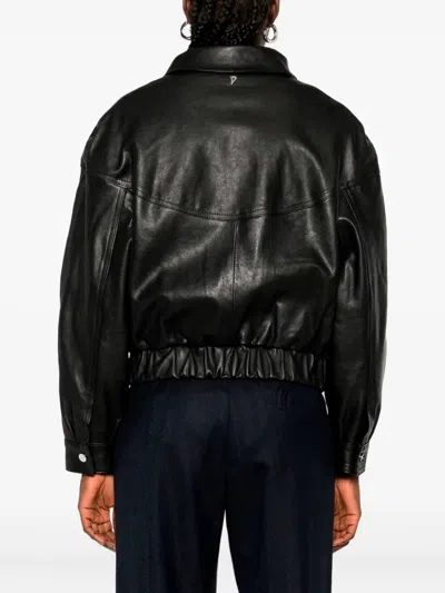 Dondup Contemporary Tailored Jacket With Minimalist Silhouette In Black