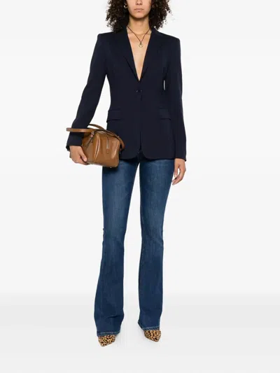 Pinko Single-button Blazer In Blue