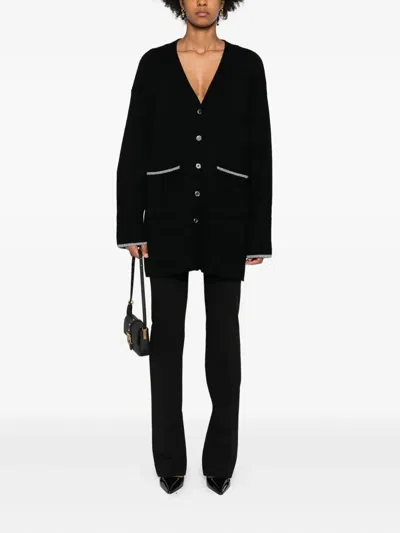 Pinko Sweaters Black In Black