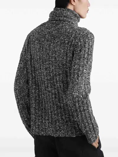 Dolce & Gabbana Turtleneck Pullover In Gray