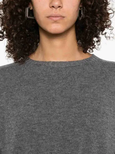 Twinset Twin-set Soft Wool Blend Sweater In Gray