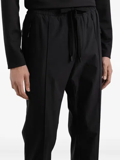 Dolce & Gabbana Straight Leg Trousers Crease Detailing Pockets In Gray