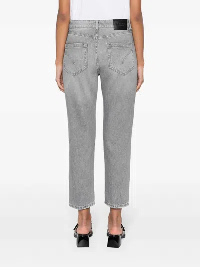 Dondup `koons Gioie` 5-pocket Pants In Gray