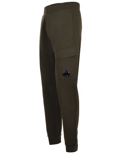 C.p. Company Cotton Jogging Pants In Green