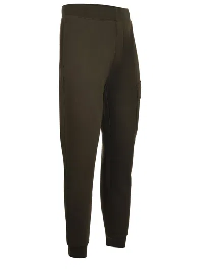 C.p. Company Cotton Jogging Pants In Green