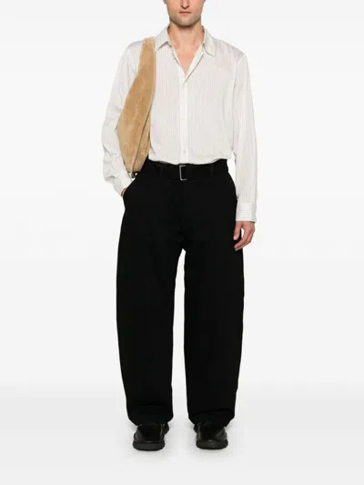 Studio Nicholson Cotton Pants In Black