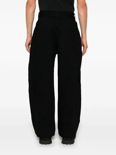 Studio Nicholson Cotton Pants In Black