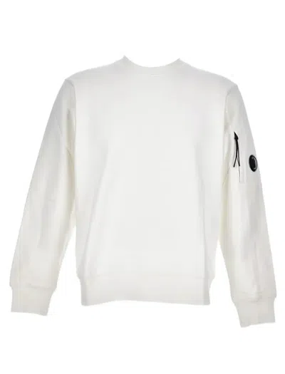 C.p. Company C.p.company Sweatshirts Crew Neck In White