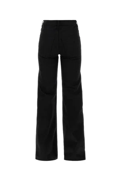 Balenciaga Flared Leg Jeans With Pockets And Loops In Black