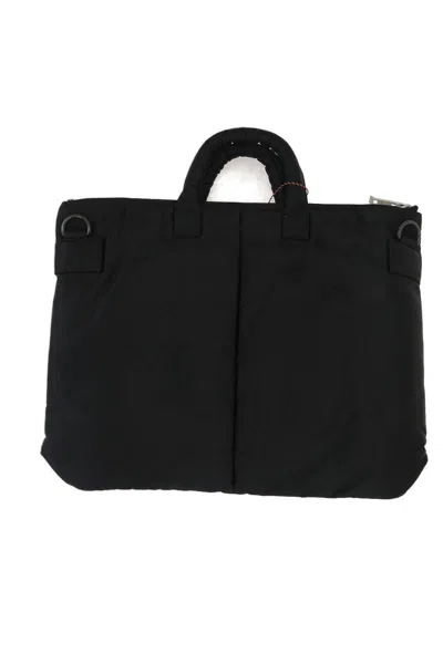 Porter-yoshida & Co Tanker Short Helmet Tote Bag In Black