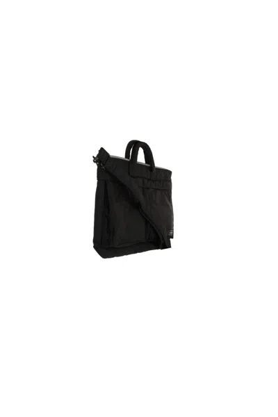 Porter-yoshida & Co Tanker Short Helmet Tote Bag In Black