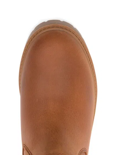 Timberland Platform Ankle Boot In Brown