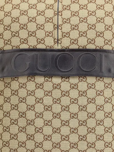 Gucci Bomber Gilet With Single Front Pocket In Neutral