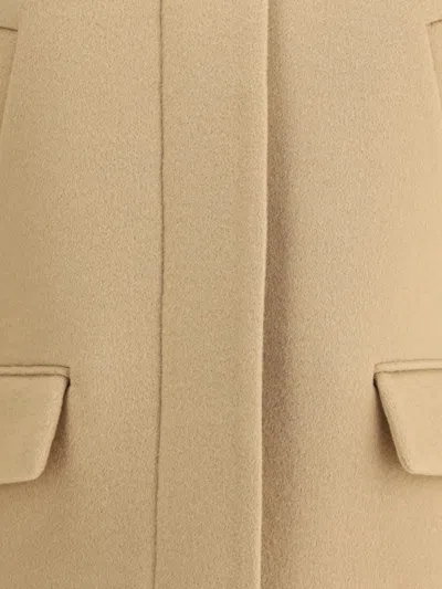 Gucci Zipped Wool Caban In Neutral