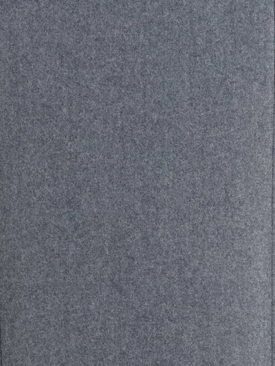 Thom Browne High-waist Pencil Midi Skirt In Gray
