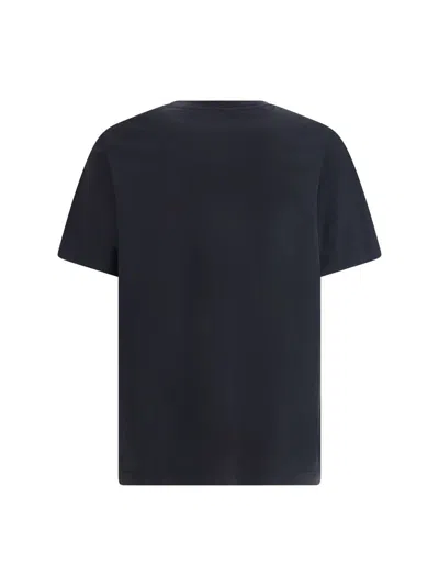 Maison Kitsuné Fox-head Embroidered T-shirt In Black