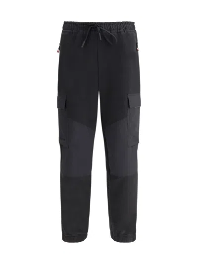 Moncler Grenoble Polartec Sports Pants In Black