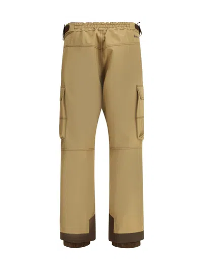 Moncler Cargo-pocket Ski Trousers In Brown