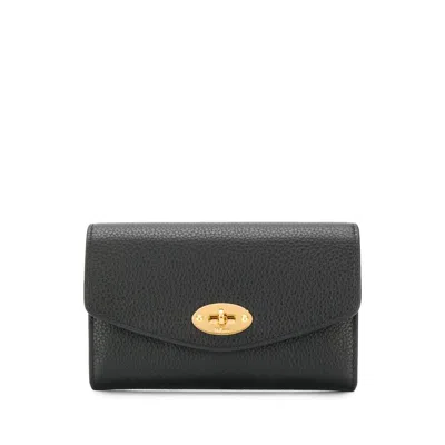 Mulberry Darley Folded Multi-card Wallet In Black