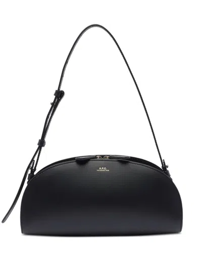 Apc A.p.c. 'demi-lune' Shoulder Bag In Black