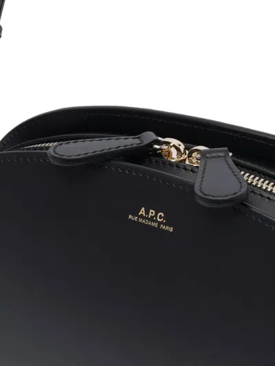 Apc A.p.c. 'demi-lune' Shoulder Bag In Black
