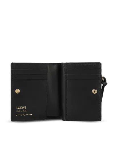 Loewe Compact Wallet With Coin-pocket In Black