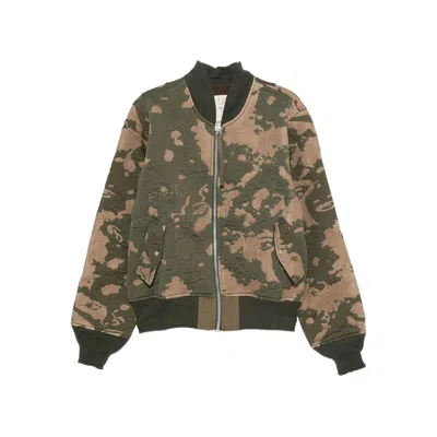 Kidsuper Zip-up Bomber Jacket In Green