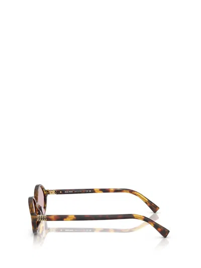 Miu Miu Woman Sunglass Mu 04zs In Brown