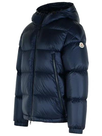 Moncler 'rivau' Blue Polyamide Down Jacket In Blue