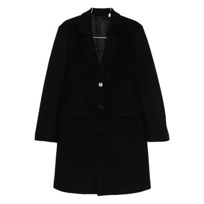 Burberry Wool Tailored Coat In Multi