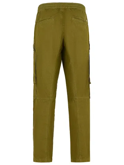 C.p. Company Utility Trousers With Cargo And Pockets In Green