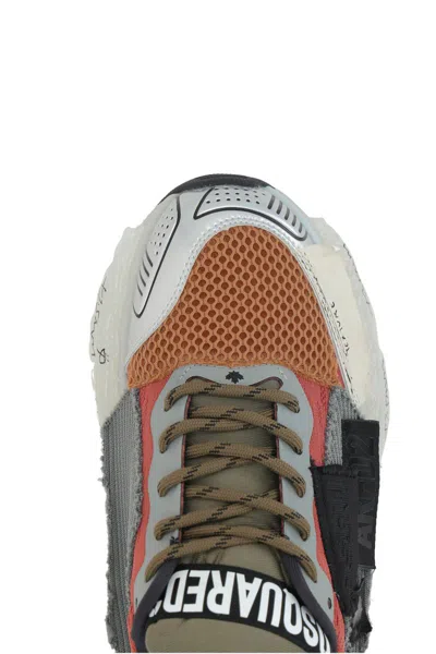 Dsquared2 Faster Lace-up Low Top Sneakers In Multi