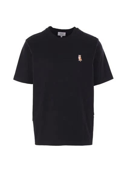 Maison Kitsuné T-shirts And Polos In Black